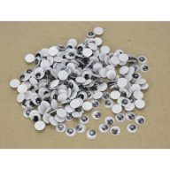 Mozgó szem, kerek 1cm 100db/csomag – kreatív dekorációhoz – kreatív hobby projektekhez és dekorációhoz – Papelito.hu