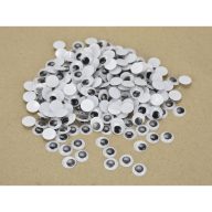 Mozgó szem, kerek 1,2cm 100db/csomag – kreatív dekorációhoz – kreatív hobby projektekhez és dekorációhoz – Papelito.hu