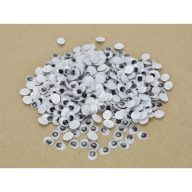 Mozgó szem, ovál 200db/csomag – kreatív dekorációhoz – kreatív hobby projektekhez és dekorációhoz – Papelito.hu