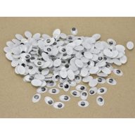 Mozgó szem, ovál  100db/csomag – kreatív dekorációhoz – kreatív hobby projektekhez és dekorációhoz – Papelito.hu