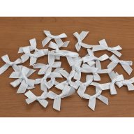 Masni fehér közepes 25db/cs – kreatív dekorációhoz