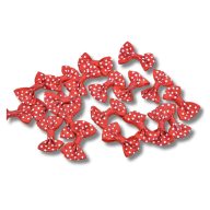 Masni piros pöttyös 20db/cs – kreatív dekorációhoz