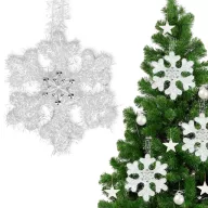 Hópihe dekoráció közepes 20cm – karácsonyfára, dekorációhoz