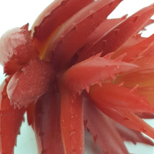 Pozsgás műnövény – virágdekorációhoz, koszorúhoz – Selyemvirágfej, csokor, zöldek #7448A