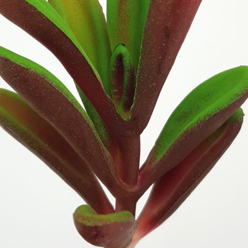 Pozsgás műnövény – virágdekorációhoz, koszorúhoz – Selyemvirágfej, csokor, zöldek #7448E