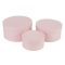 Kerek papírdoboz pasztellrózsa 3db/szett – kreatív dekorációhoz