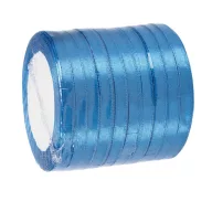 Égkék szatén szalag 6mm*22m 10db - OKOS ÁR!