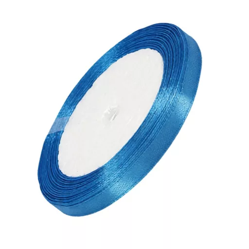 Égkék szatén szalag 6mm*22m 10db - OKOS ÁR!