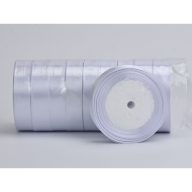 Fehér szatén szalag 2cm 10 tekercs - OKOSÁR!