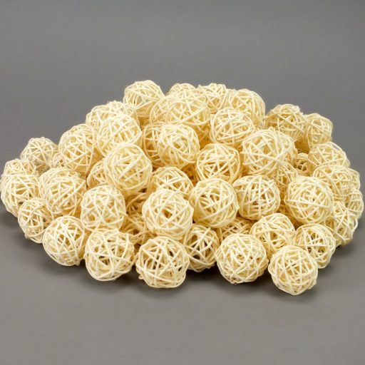 Vessző gömb krém 3cm 100db/csomag - OKOSÁR!