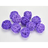 Vessző gömb lila 4cm 10db/csomag – kreatív dekorációhoz – kreatív hobby projektekhez és dekorációhoz – Papelito.hu