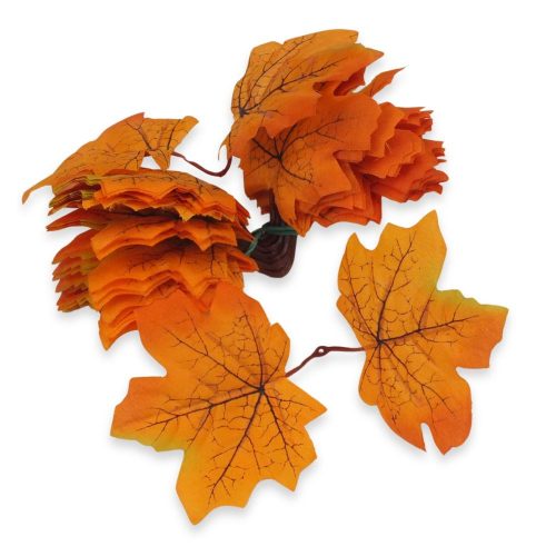 Őszi falevelek Narancs 48db/csomag