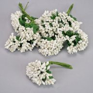 Bogyós mini csokor fehér 12db/csomag OKOSÁR!