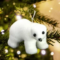 Jegesmedve kicsi – karácsonyi dekorációhoz – Szezonok, alkalmak