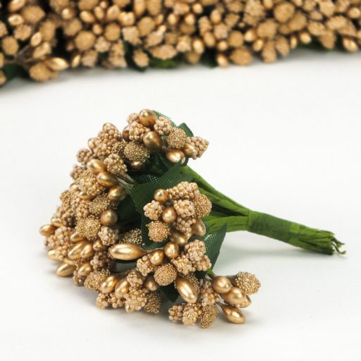 Arany bogyós mini csokor 12db/csomag OKOSÁR!