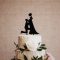 Esküvői tortadísz fekete – esküvői dekorációhoz – Szezonok, alkalmak #18