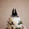 Esküvői tortadísz fekete – esküvői dekorációhoz – Szezonok, alkalmak #9