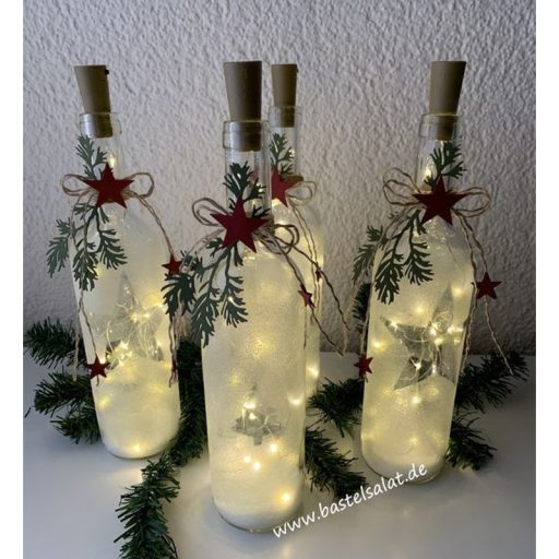 Ledfüzér 2méter - meleg fény – karácsonyi hangulatvilágításhoz – karácsonyi dekorációhoz és ünnepi díszítéshez – Papelito.hu