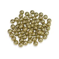 Polisztirol golyó KICSI csillámos - ARANY