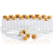 Üvegcse parafadugóval 5x2,1cm 20db/csomag – esküvői dekorációhoz