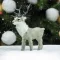 Szarvas szürke prémium 13cm – koszorúhoz, asztaldíszhez