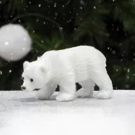 Jegesmedve álló prémium – karácsonyi dekorációhoz – Szezonok, alkalmak