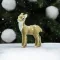 Csillámos patás bambi 9cm – karácsonyi dekorációhoz