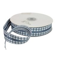 Kétoldalas szalag 2,5cm acélkék – kreatív dekorációhoz