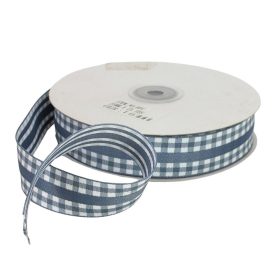 Kétoldalas szalag 2,5cm acélkék