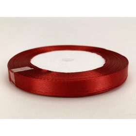 Bordó szatén szalag 1cm x 22méter