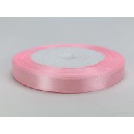 Rózsaszín szatén szalag 1cm x 22méter