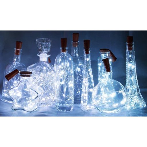 LED fényfüzér dugóval 20LED/2m - hideg fény 10db/csomag – karácsonyi dekorációhoz és ünnepi díszítéshez – Papelito.hu