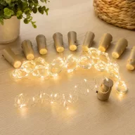 LED fényfüzér dugóval 20LED/2m - meleg fény 10db/cs - OKOS ÁR! – karácsonyi dekorációhoz és ünnepi díszítéshez – Papelito.hu