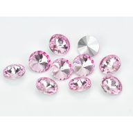 Kristály strassz rózsaszín 20mm 10db/csomag – ékszerkészítéshez, dekorációhoz