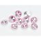 Kristály strassz rózsaszín 20mm 10db/csomag – ékszerkészítéshez, dekorációhoz