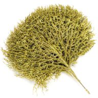 Korall levél csillámos arany 10db/csomag – virágdekorációhoz, koszorúhoz