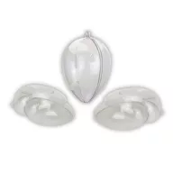 Szétválasztható műanyag tojás forma kicsi 5db/csom – húsvéti dekorációhoz