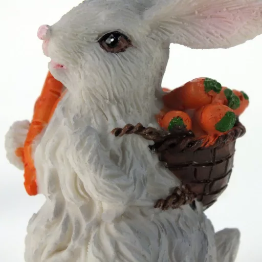 Mohó nyuszi pár répákkal 2db/szett – karácsonyi dekorációhoz