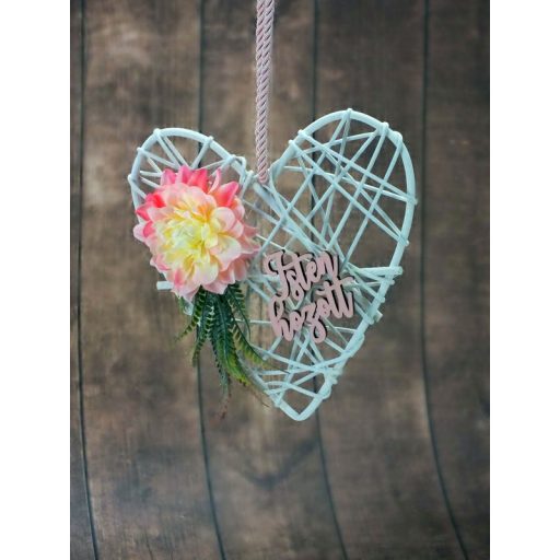 Dália fej - rózsaszín krém 4db/csomag