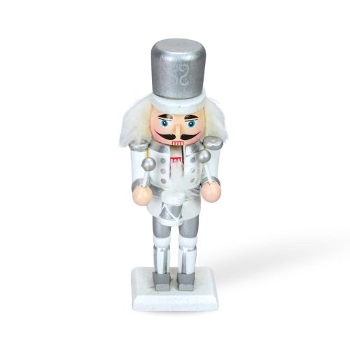 Diótörő ezüst dobos 14cm