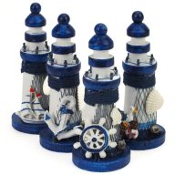 Világítótorony 8db/szett – nyári dekorációhoz – Szezonok, alkalmak