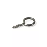 Csavaros akasztó ezüst 4x8mm 8gr/cs – kreatív dekorációhoz