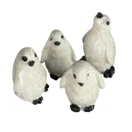 Mini pingvin csapat 4db/cs – karácsonyi dekorációhoz