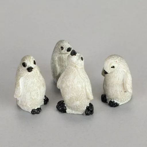 Mini pingvin csapat 8 csomag/csomag - OKOSÁR! – karácsonyi dekorációhoz