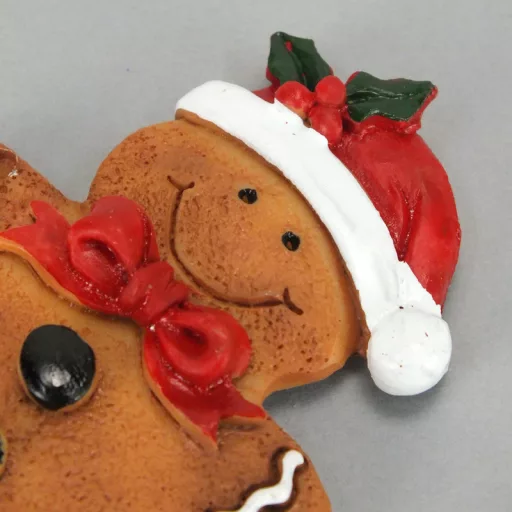 Mézi pár hűtőmágnes 2db/cs – karácsonyi dekorációhoz