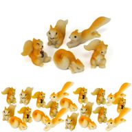 Mini mókás mókusok 6csomag/doboz - OKOSÁR! – karácsonyi dekorációhoz