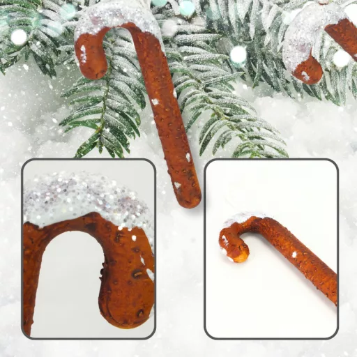 Mézeskalács dísz - cukorpálca – karácsonyfára, dekorációhoz
