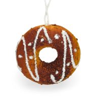 Mézeskalács dísz - fánk kicsi – karácsonyfára, dekorációhoz