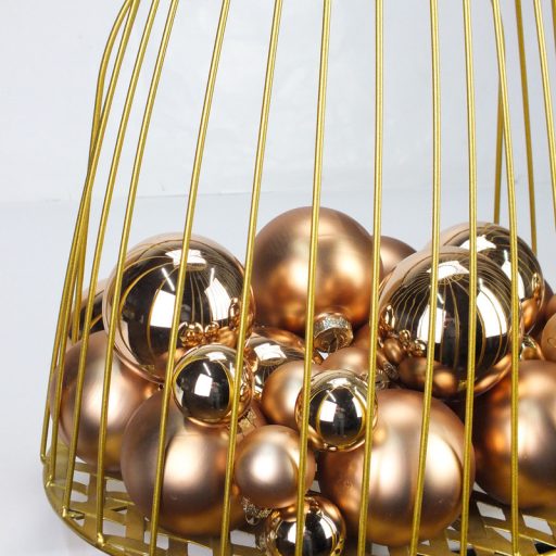 Fém próbababa - arany 160cm – esküvői dekorációhoz