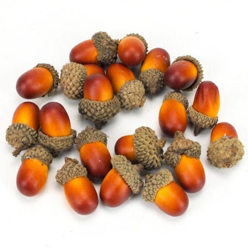 Dekorációs makk 12db/cs – kreatív dekorációhoz – Dekorációs kellékek